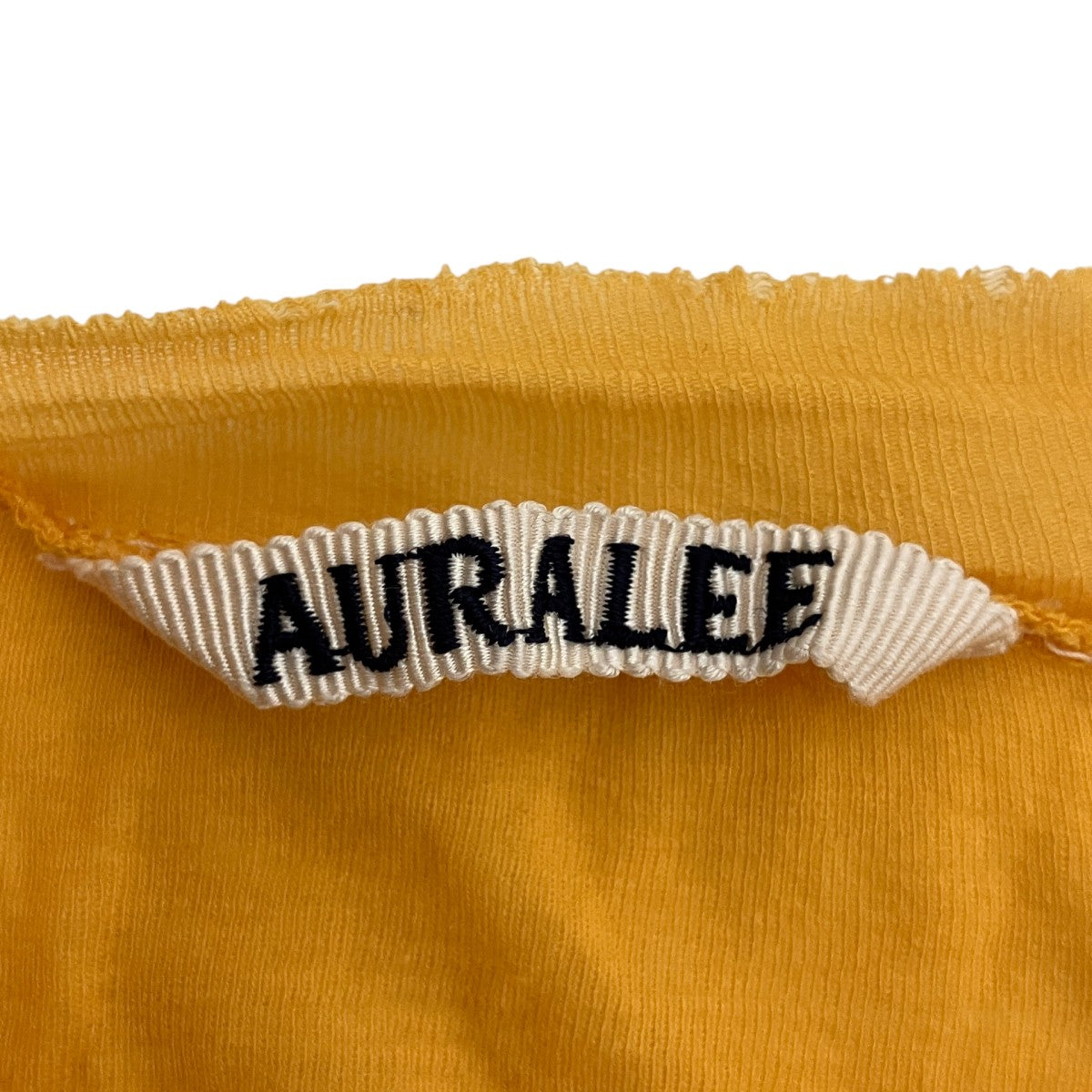 AURALEE ロングスリーブカットソーA9AP01HF 古着・中古-3枚目のアイテム画像