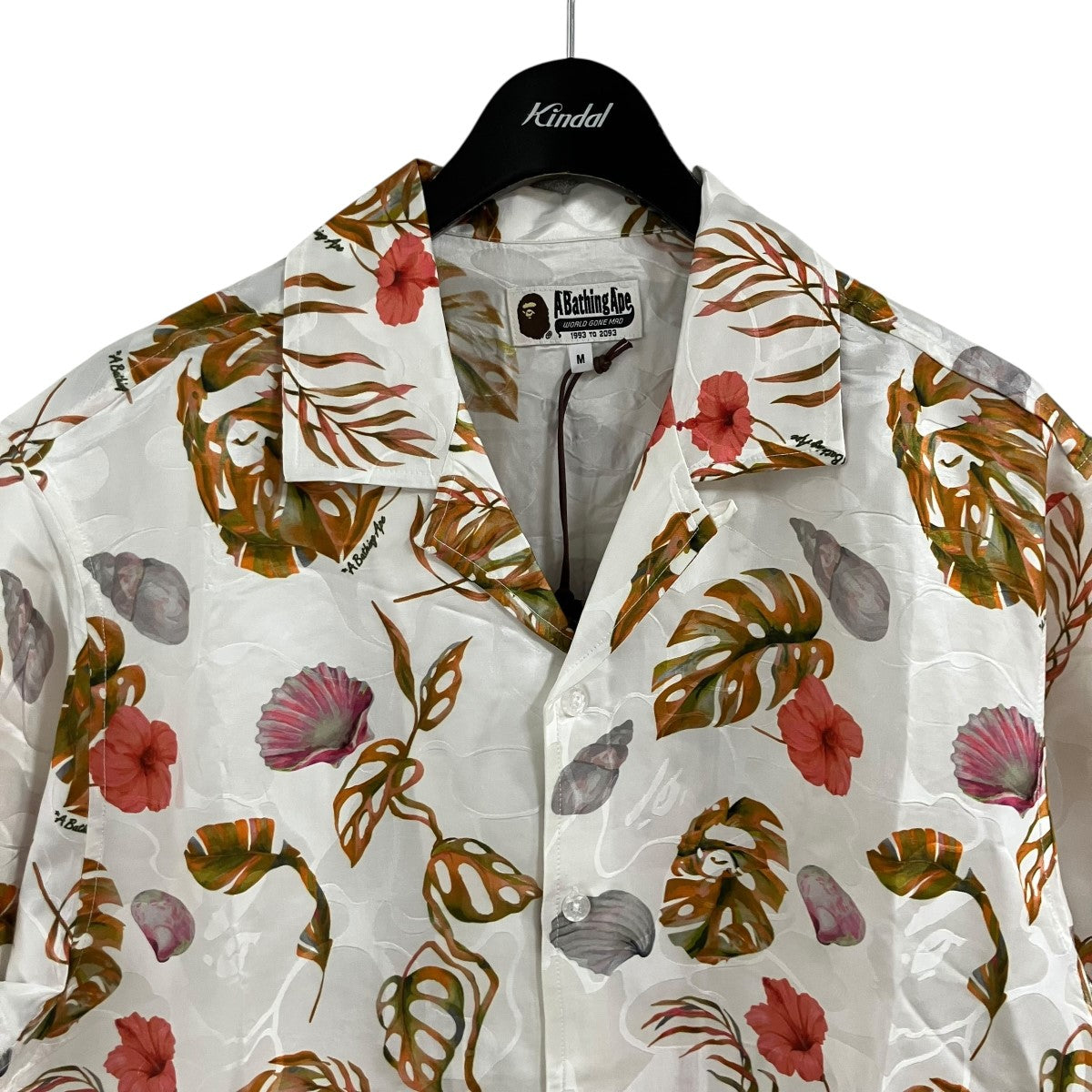 A BATHING APE 総柄オープンカラーシャツ 古着・中古-2枚目のアイテム画像