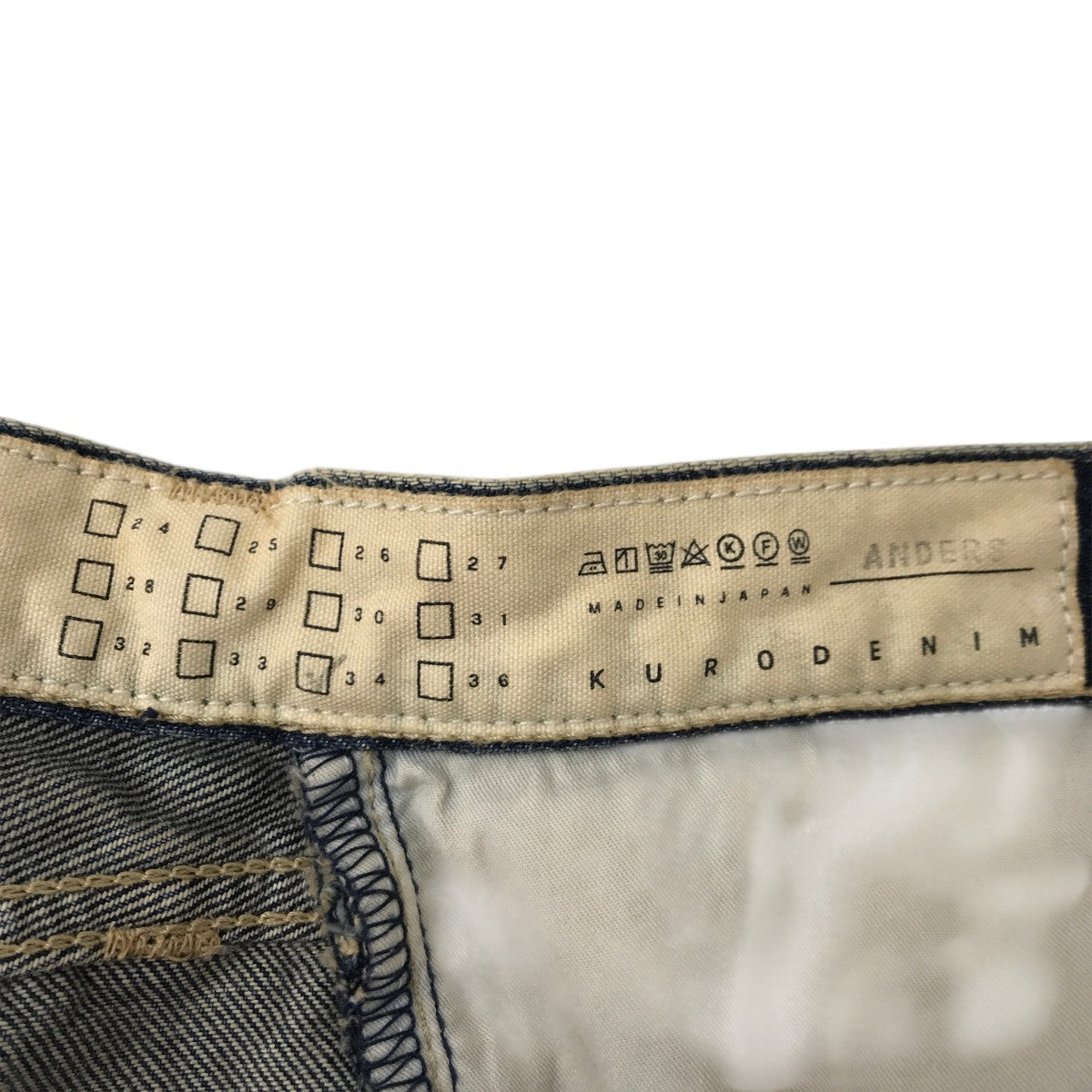 KURODENIM デニムハーフパンツ 古着・中古-6枚目のアイテム画像