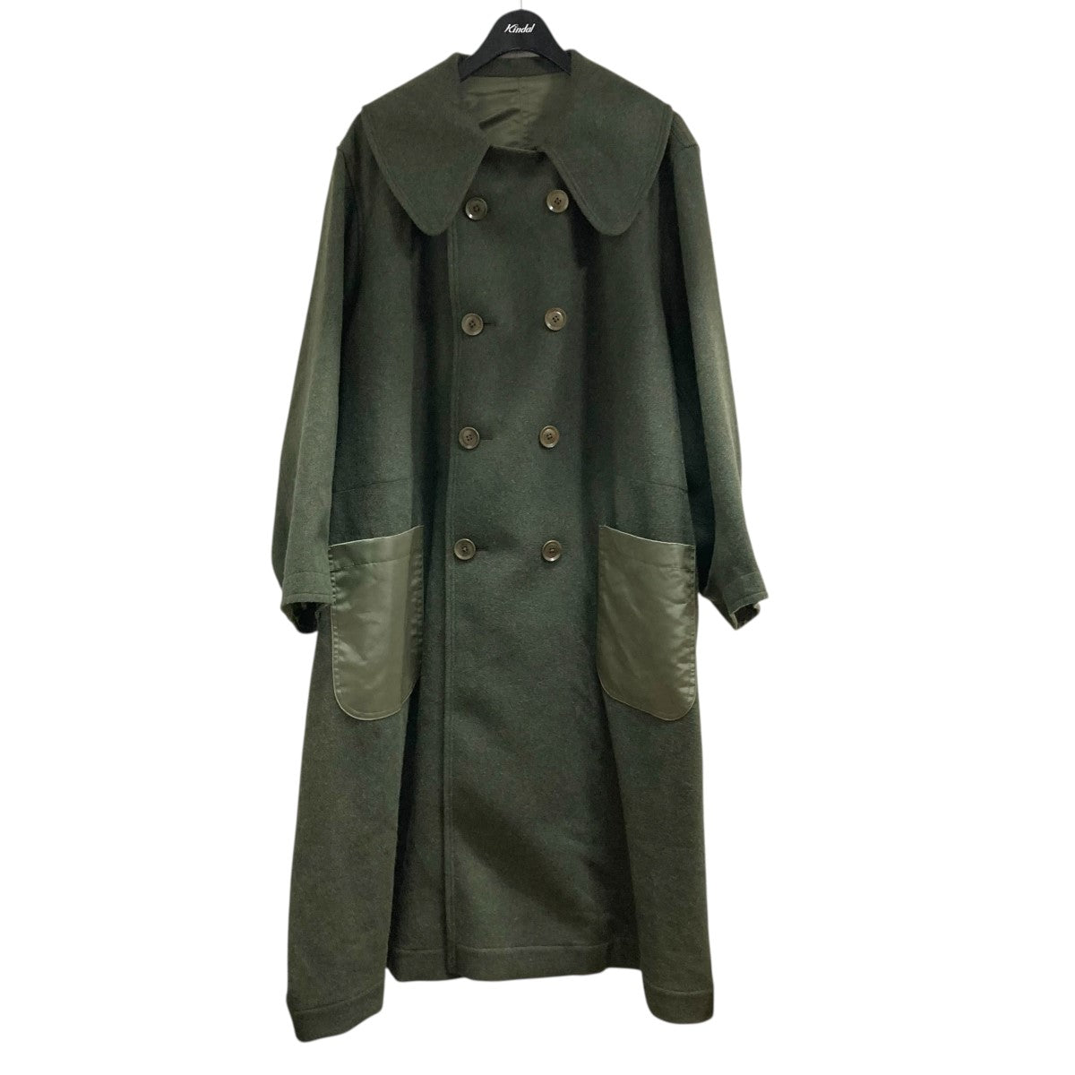 GROUND Y(グラウンドワイ) GABARDINE ZIP-UP STANDING COLLAR LONG