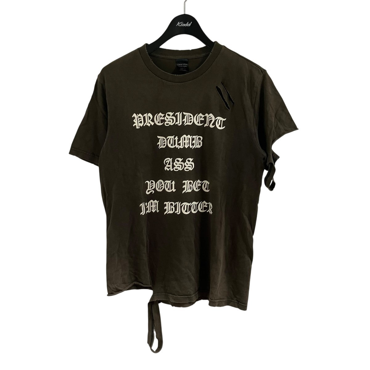 NUMBER (N)INE デストロイTシャツ 古着・中古-1枚目のアイテム画像