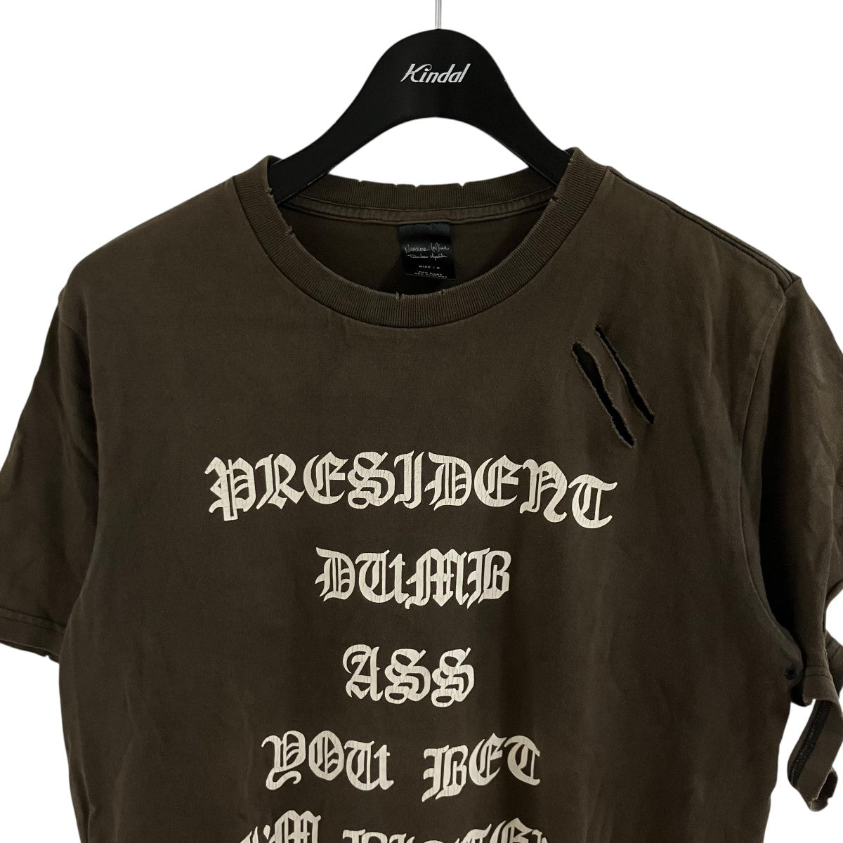 NUMBER (N)INE デストロイTシャツ 古着・中古-2枚目のアイテム画像