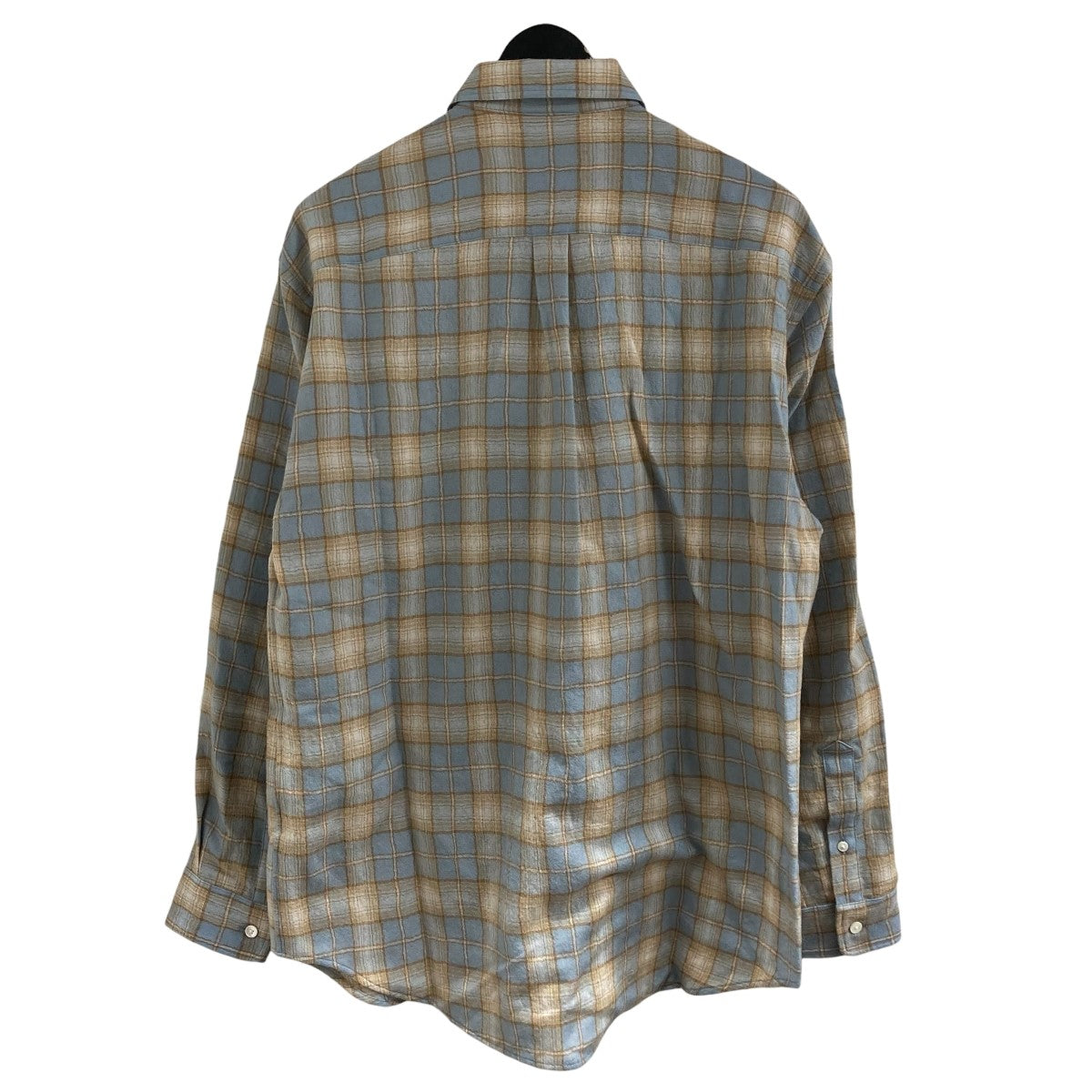 エアリーウールチェックシャツ