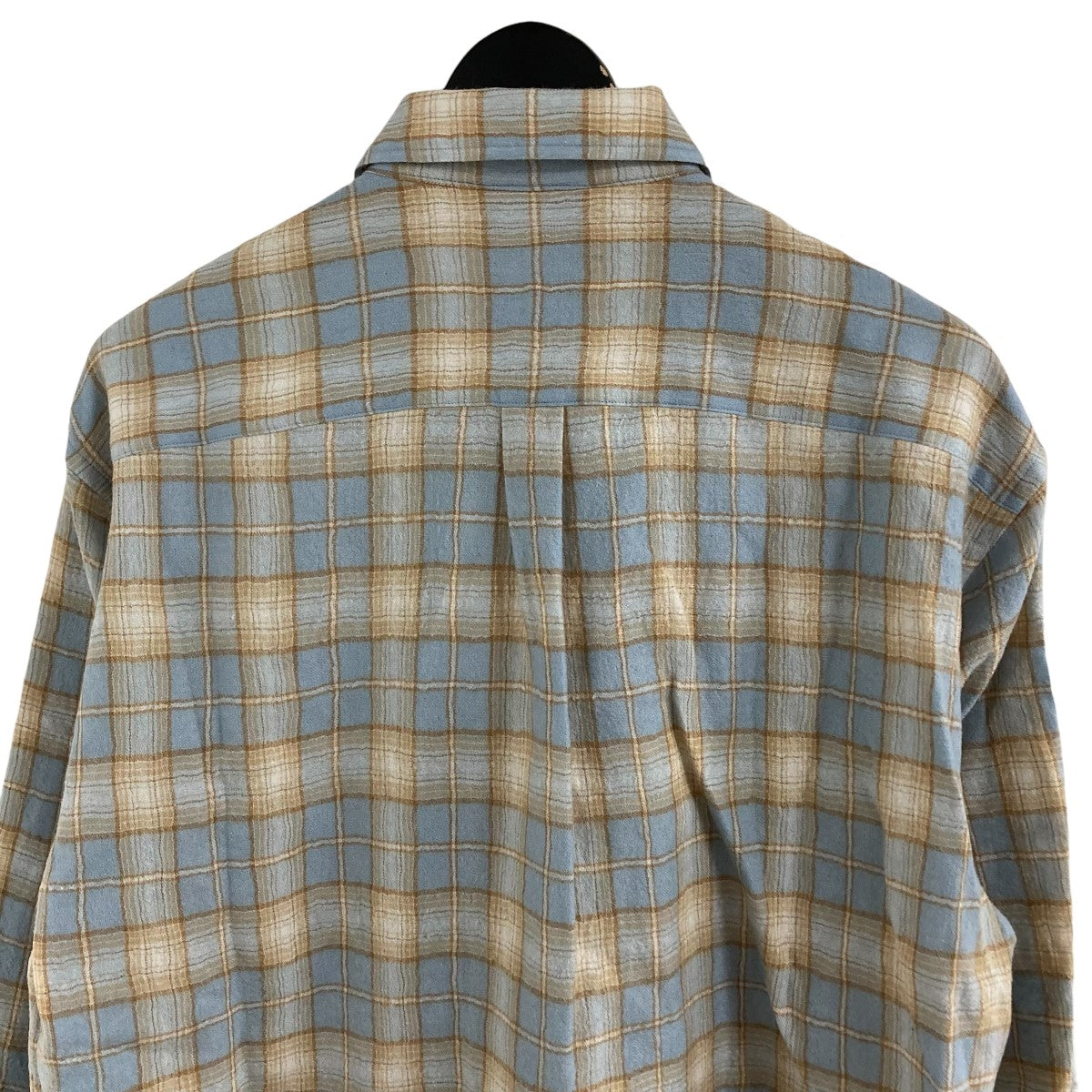 エアリーウールチェックシャツ