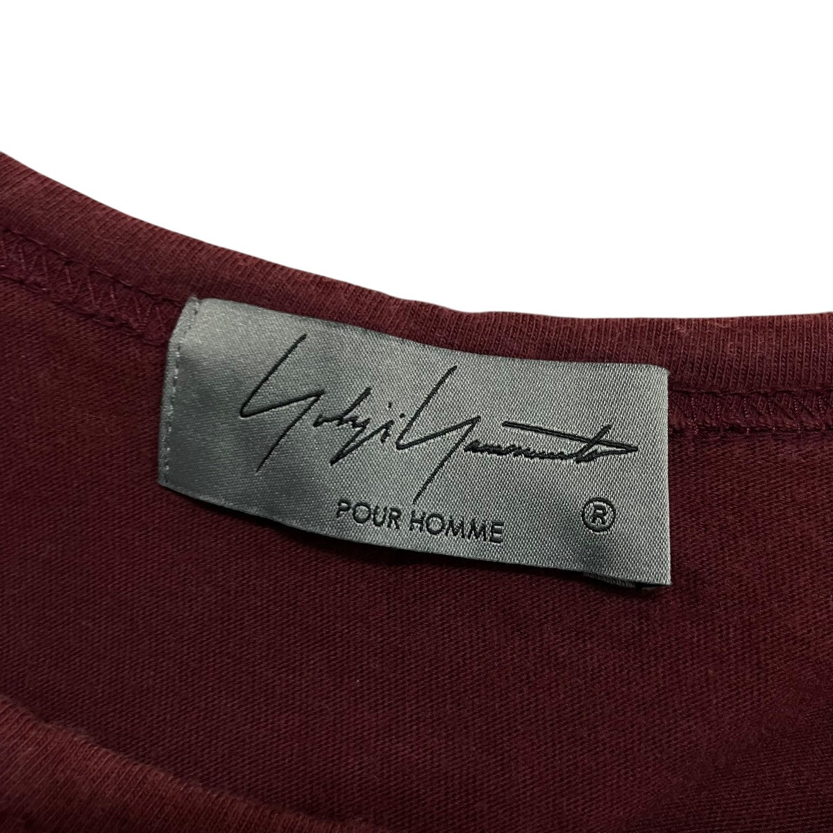 Yohji Yamamoto pour homme クルーネック半袖Tシャツ 古着・中古-5枚目のアイテム画像