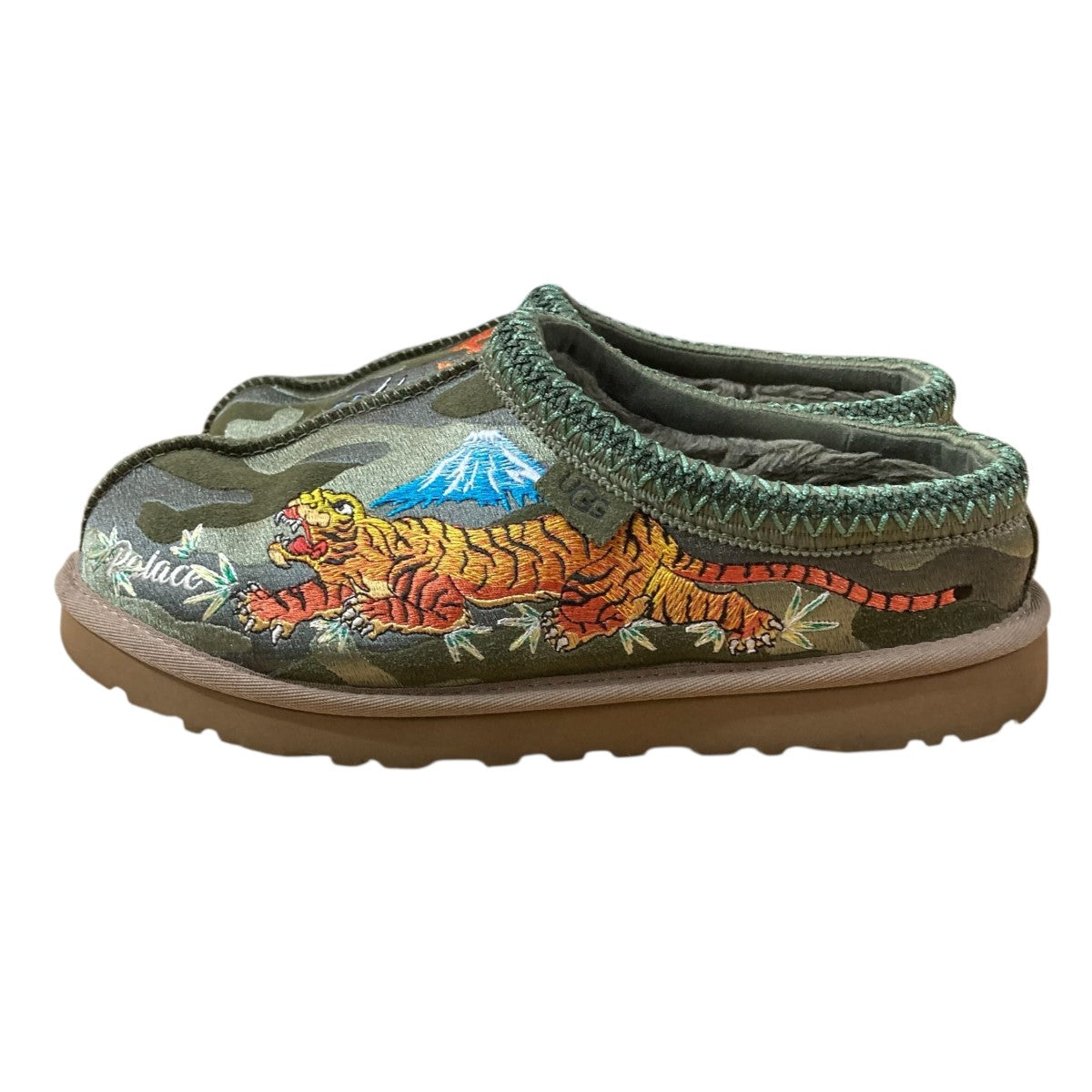 ｢Tasman Slipper Burnt Camo ?Olive”｣刺しゅうスリッパ1172070