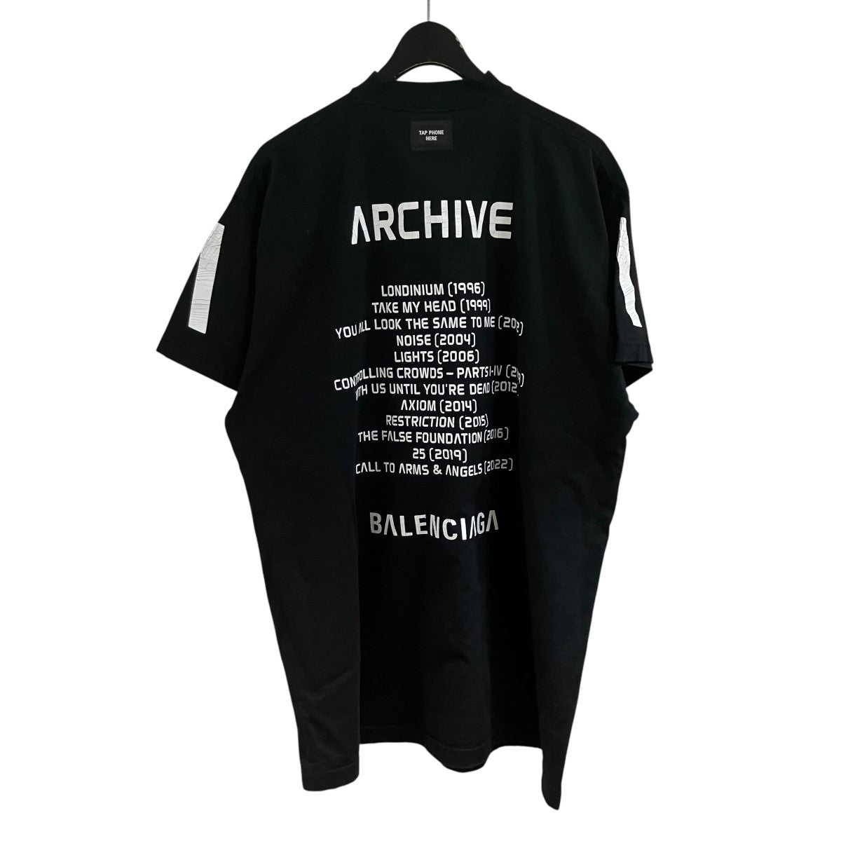 BALENCIAGA ミュージックアーカイブ半袖Tシャツ 古着・中古-3枚目のアイテム画像