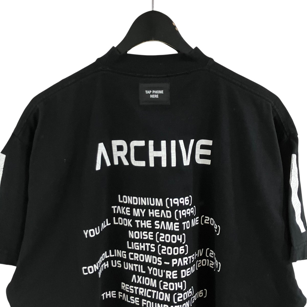 BALENCIAGA ミュージックアーカイブ半袖Tシャツ 古着・中古-4枚目のアイテム画像