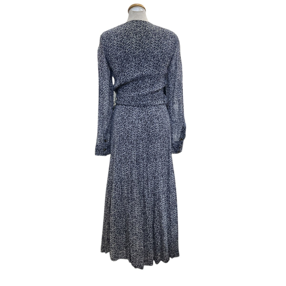 Ganni 花柄カシュクールワンピース 古着・中古-2枚目のアイテム画像