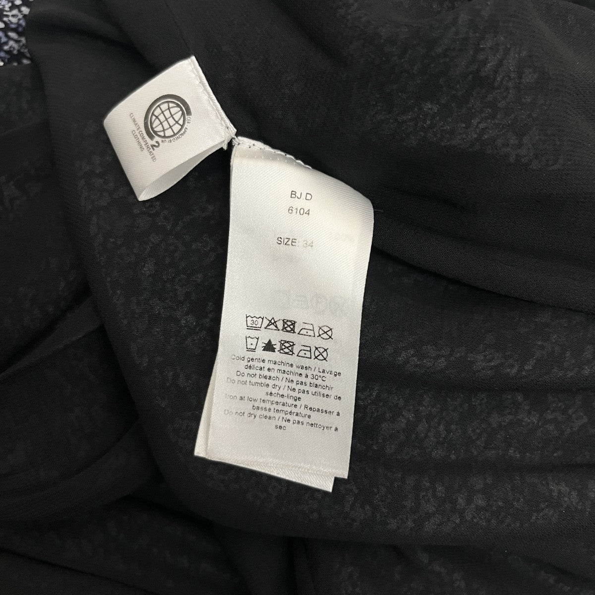 Ganni 花柄カシュクールワンピース 古着・中古-6枚目のアイテム画像