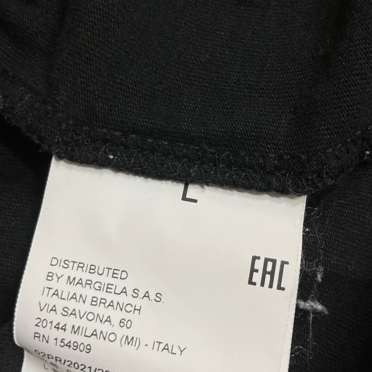 Maison Margiela オーガニックコットンTシャツ 古着・中古-6枚目のアイテム画像