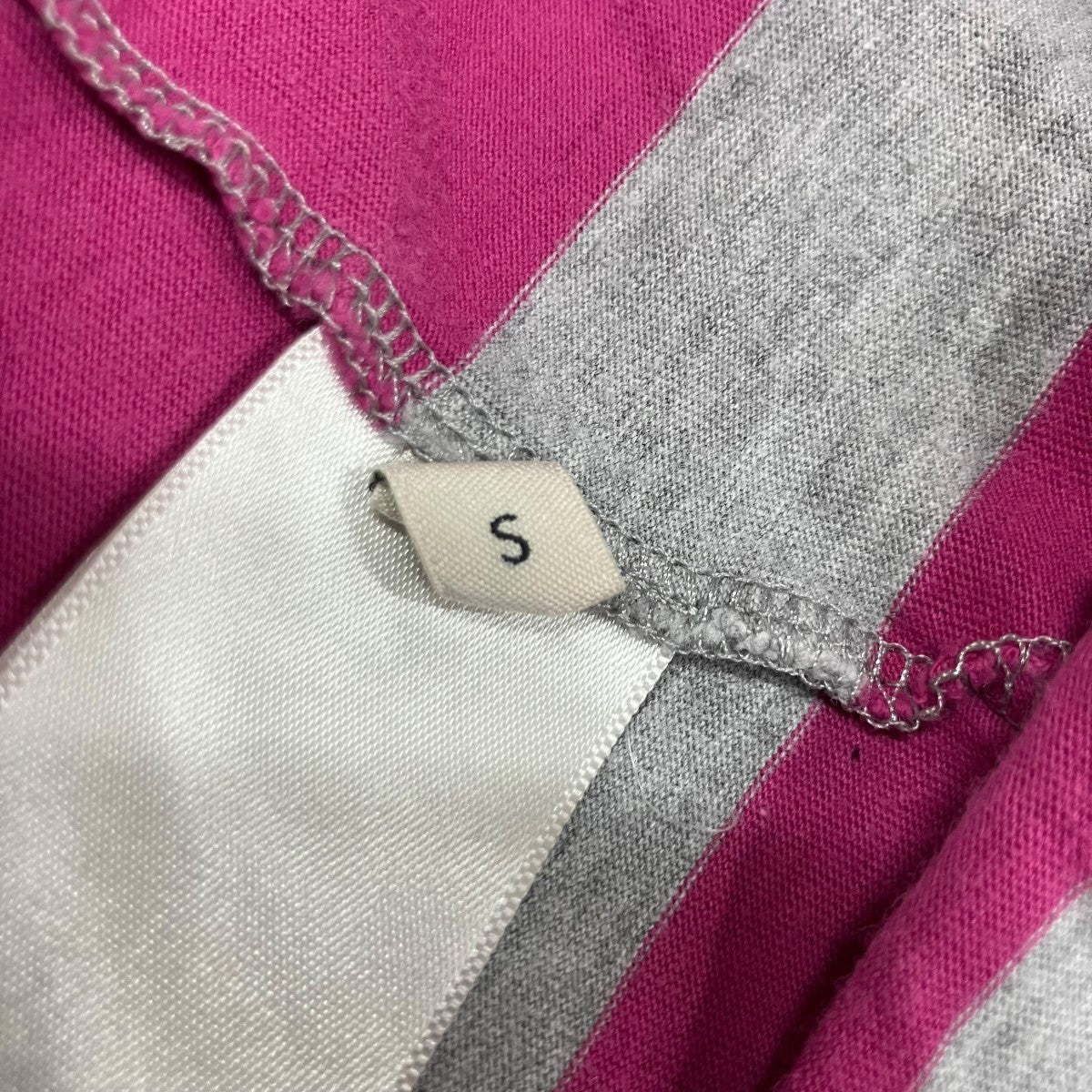 CELINE トリオンフハーフスリーブボーダーカットソー 古着・中古-5枚目のアイテム画像