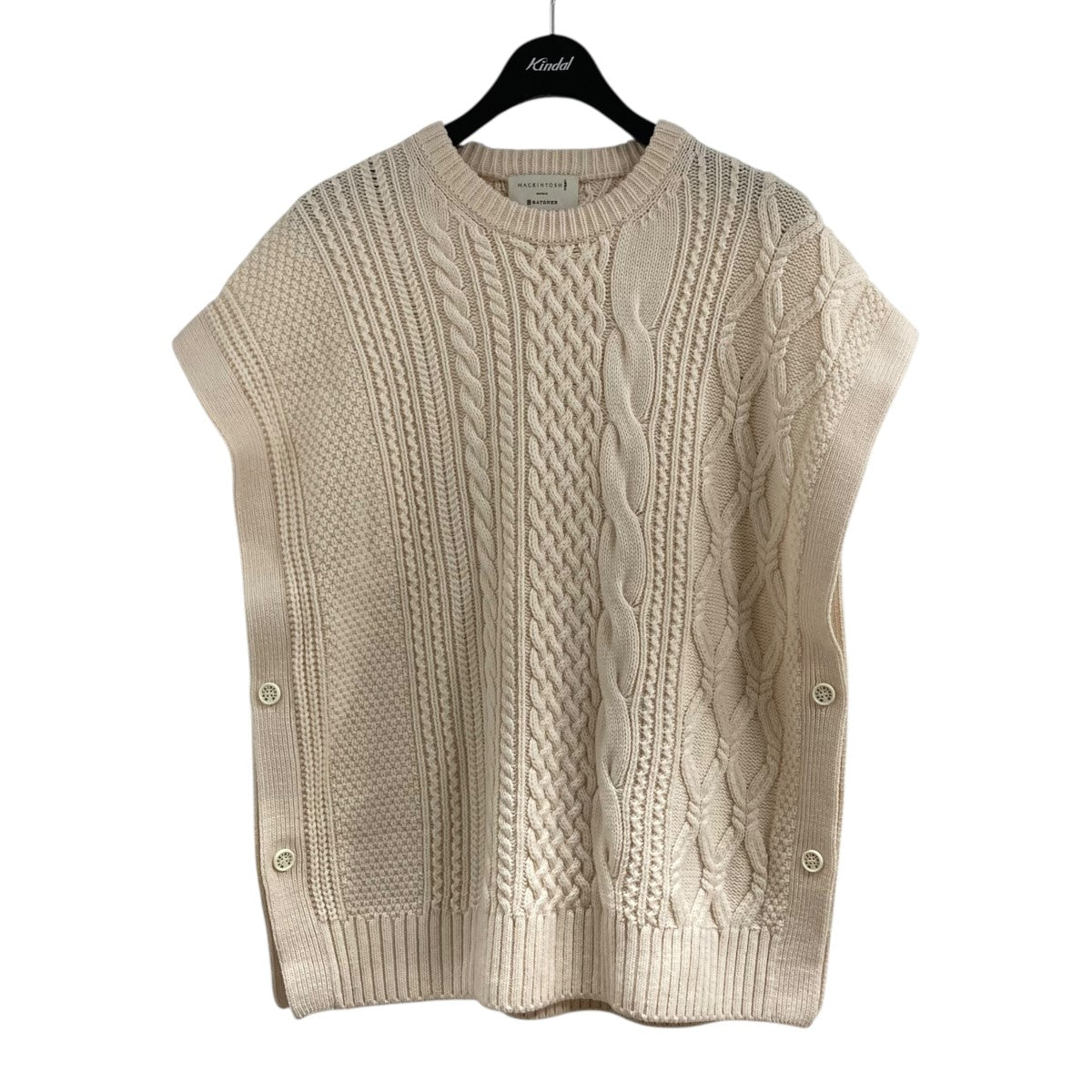 MACKINTOSH×BATONER ニットベストG242BT1009KNBI 古着・中古-1枚目のアイテム画像