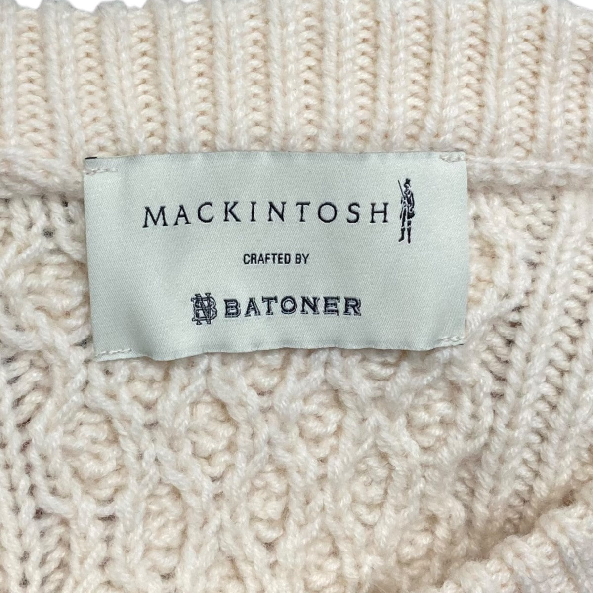 MACKINTOSH×BATONER ニットベストG242BT1009KNBI 古着・中古-5枚目のアイテム画像