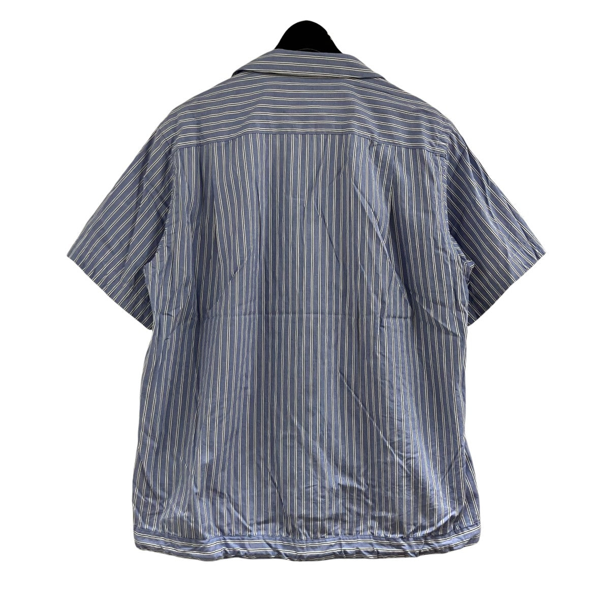 sacai(サカイ) オープンカラーストライプシャツ SCM-217 スカイブルー