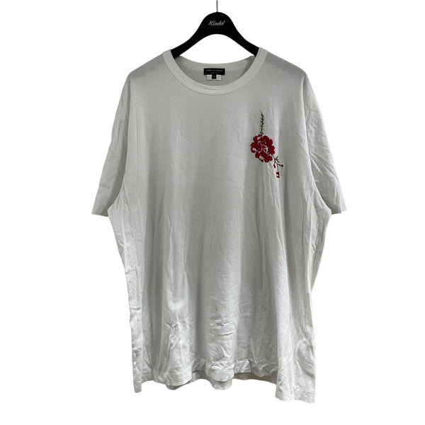 c*y様 47 コムデギャルソンオムプリュス 花柄刺繍 半袖Tシャツ メンズ X COMME des GARCONS HOMME PLUS(コムデギャルソンオムプリュス