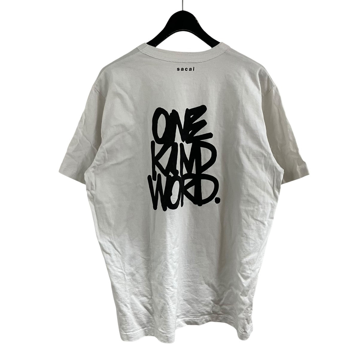 sacai ロゴプリントTシャツ 古着・中古-4枚目のアイテム画像