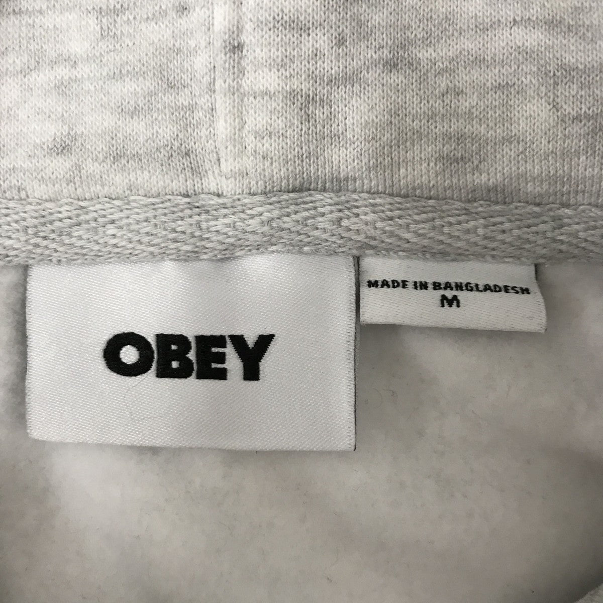 OBEY プリントプルオーバーパーカー 古着・中古-3枚目のアイテム画像