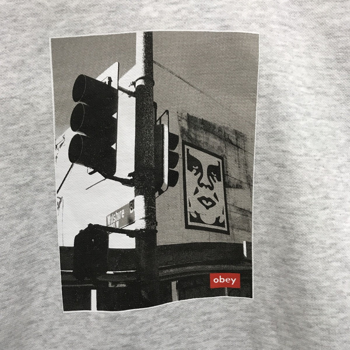 OBEY プリントプルオーバーパーカー 古着・中古-6枚目のアイテム画像
