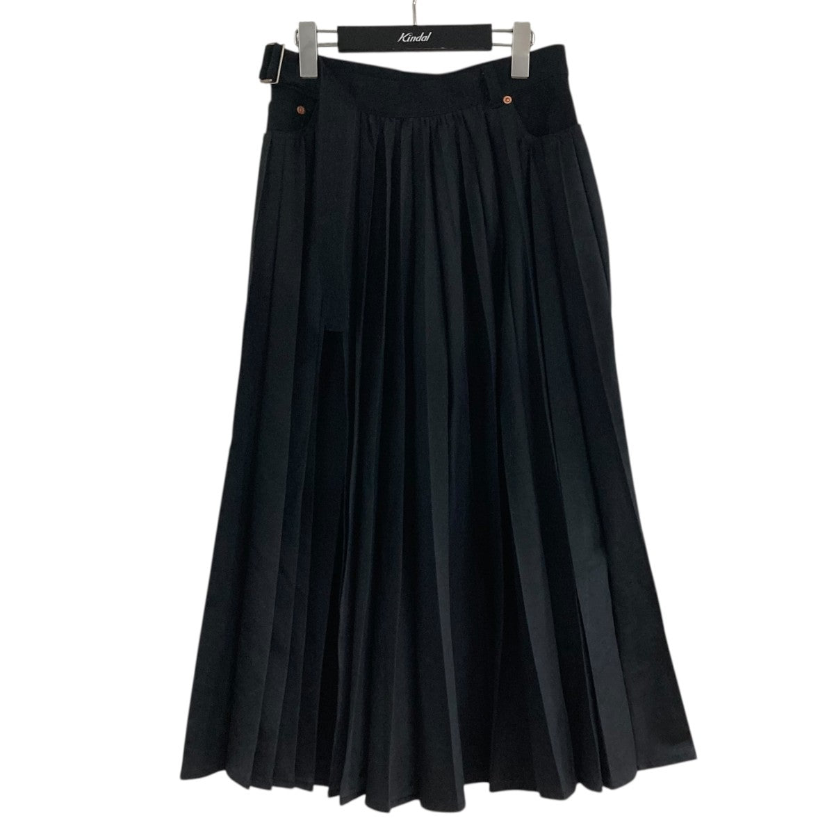 sacai NIKE ブラック プリーツスカート ロング sacai×NIKE サカイ ナイキ プリーツスリットスカート - メルカリ