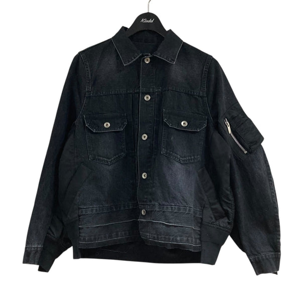 sacai(サカイ) ｢Denim x Nylon Twill Jacket｣ナイロンドッキングデニム