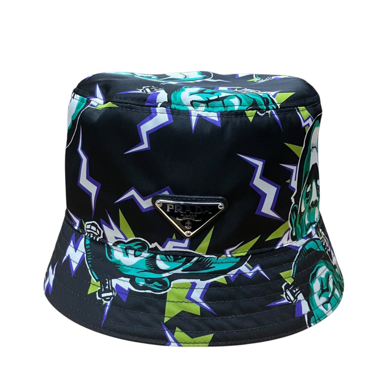 PRADA(プラダ) フランケンシュタインバケットハット 2HC137 ブラック