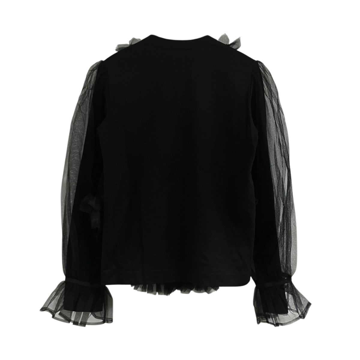noir kei ninomiya チュールドッキングブラウス 古着・中古-3枚目のアイテム画像