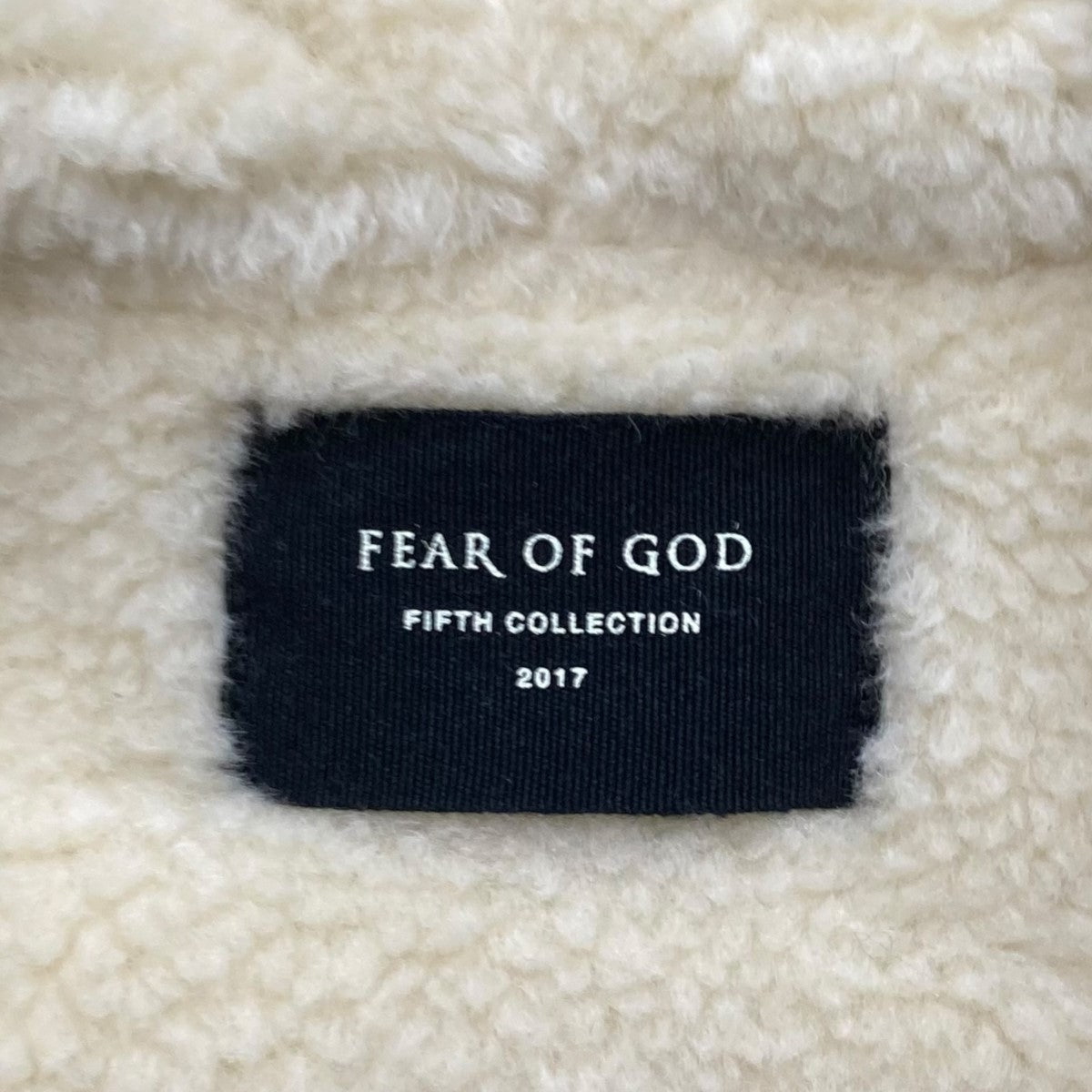 FEAR OF GOD コーデュロイフーデッドボアジャケット5C-17-CAHD-TAN 古着・中古-6枚目のアイテム画像