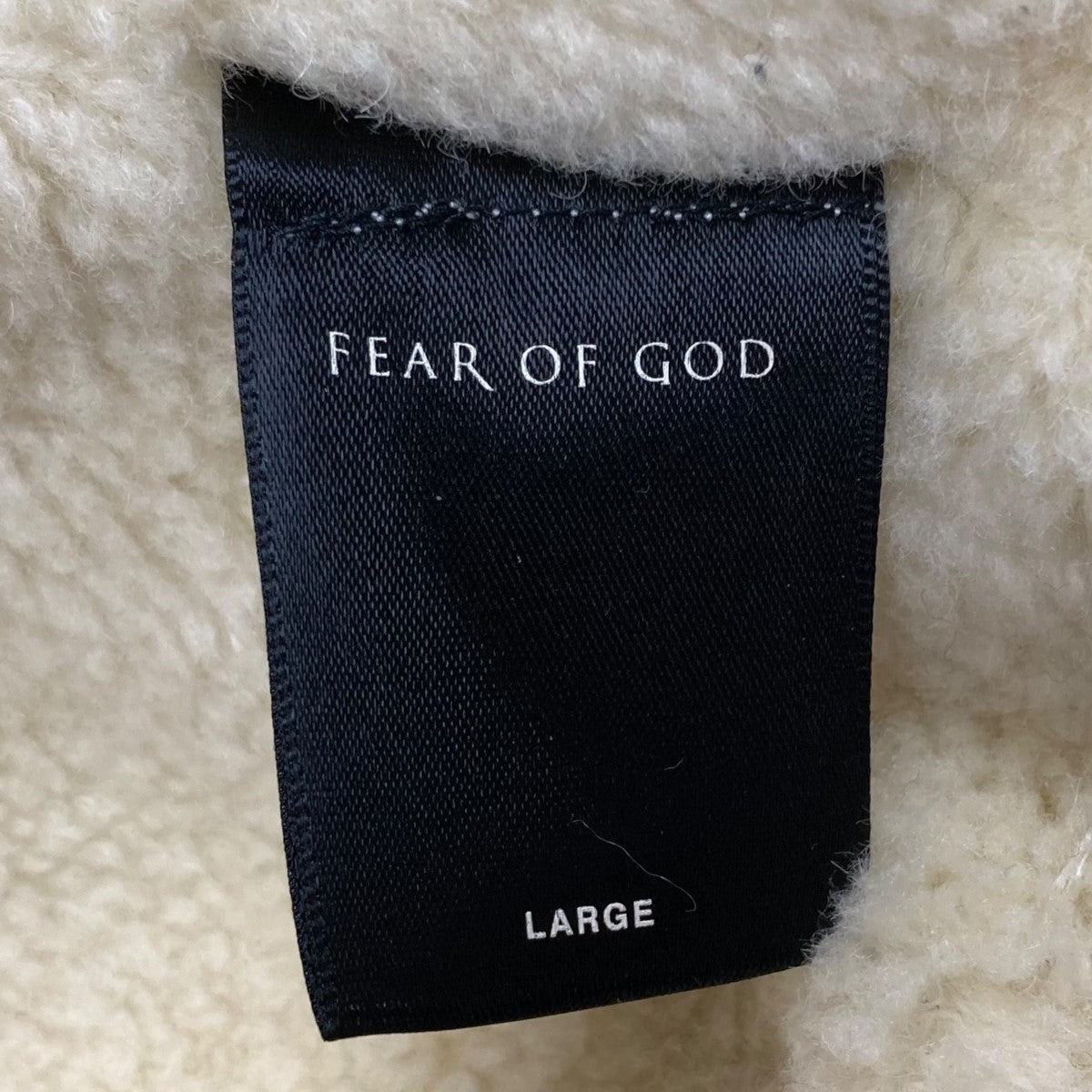 FEAR OF GOD コーデュロイフーデッドボアジャケット5C-17-CAHD-TAN 古着・中古-7枚目のアイテム画像