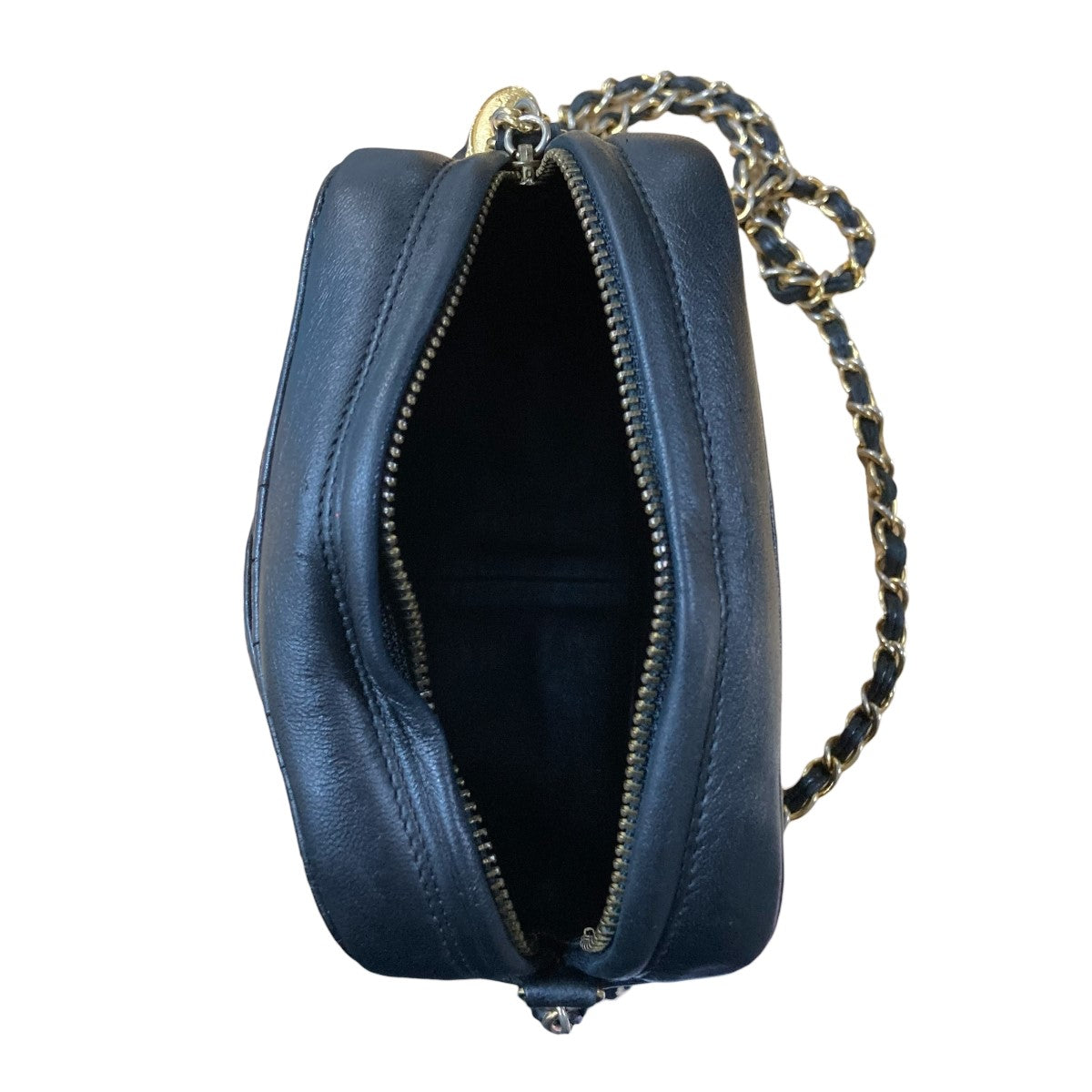 CHANEL ラムスキン デカココ ココマーク フリンジ ショルダーバッグ 古着・中古-5枚目のアイテム画像
