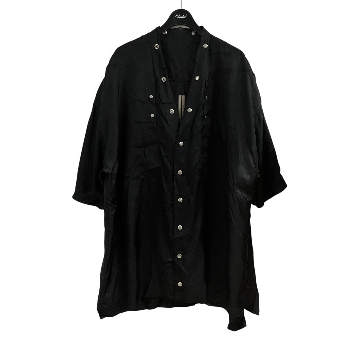 RICK OWENS オーバーサイズショートスリーブシャツ 古着・中古-1枚目のアイテム画像
