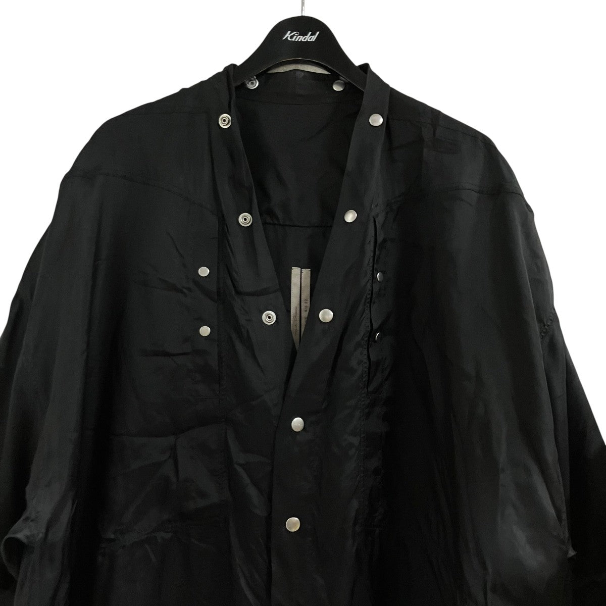RICK OWENS オーバーサイズショートスリーブシャツ 古着・中古-2枚目のアイテム画像