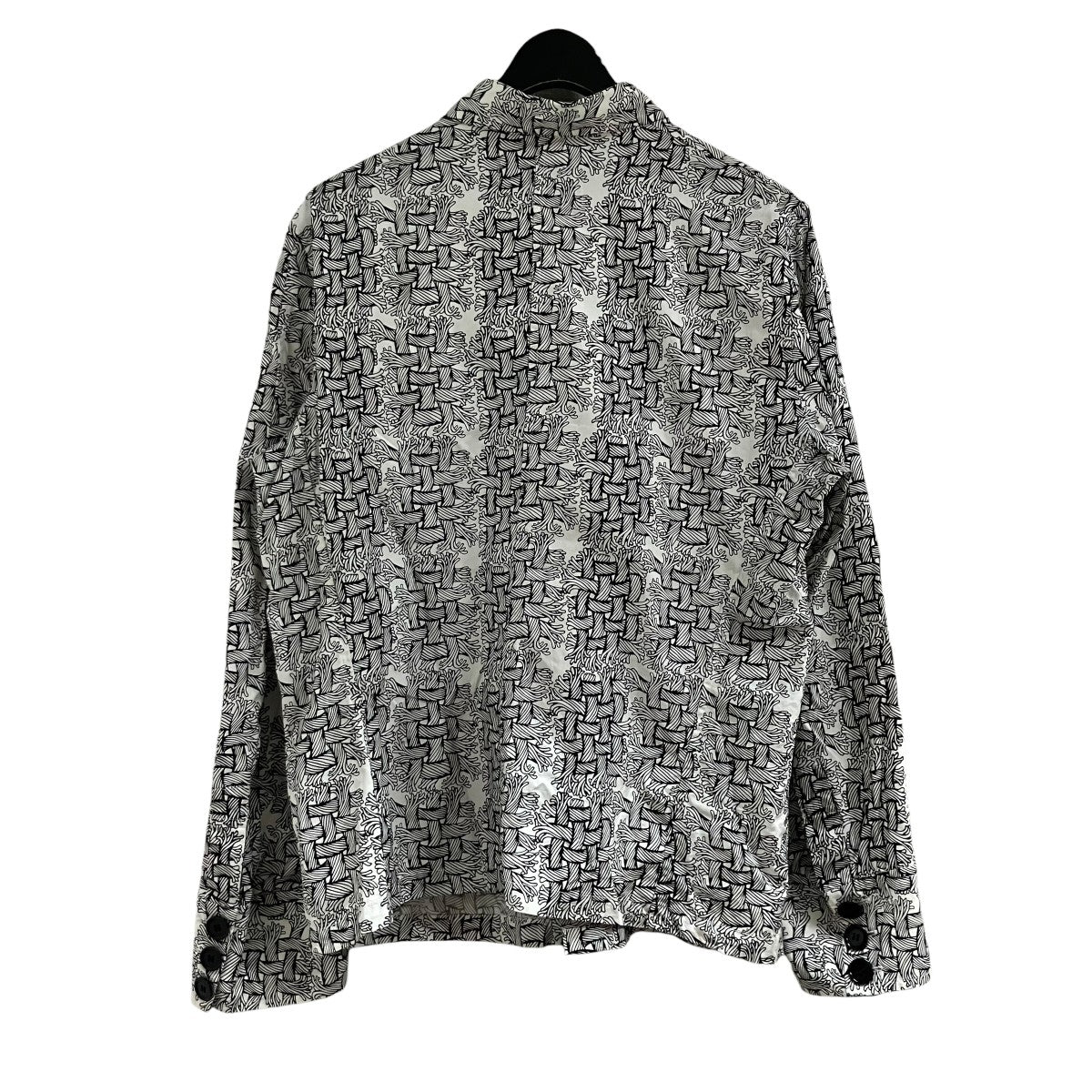 ロープ柄ロングシャツ