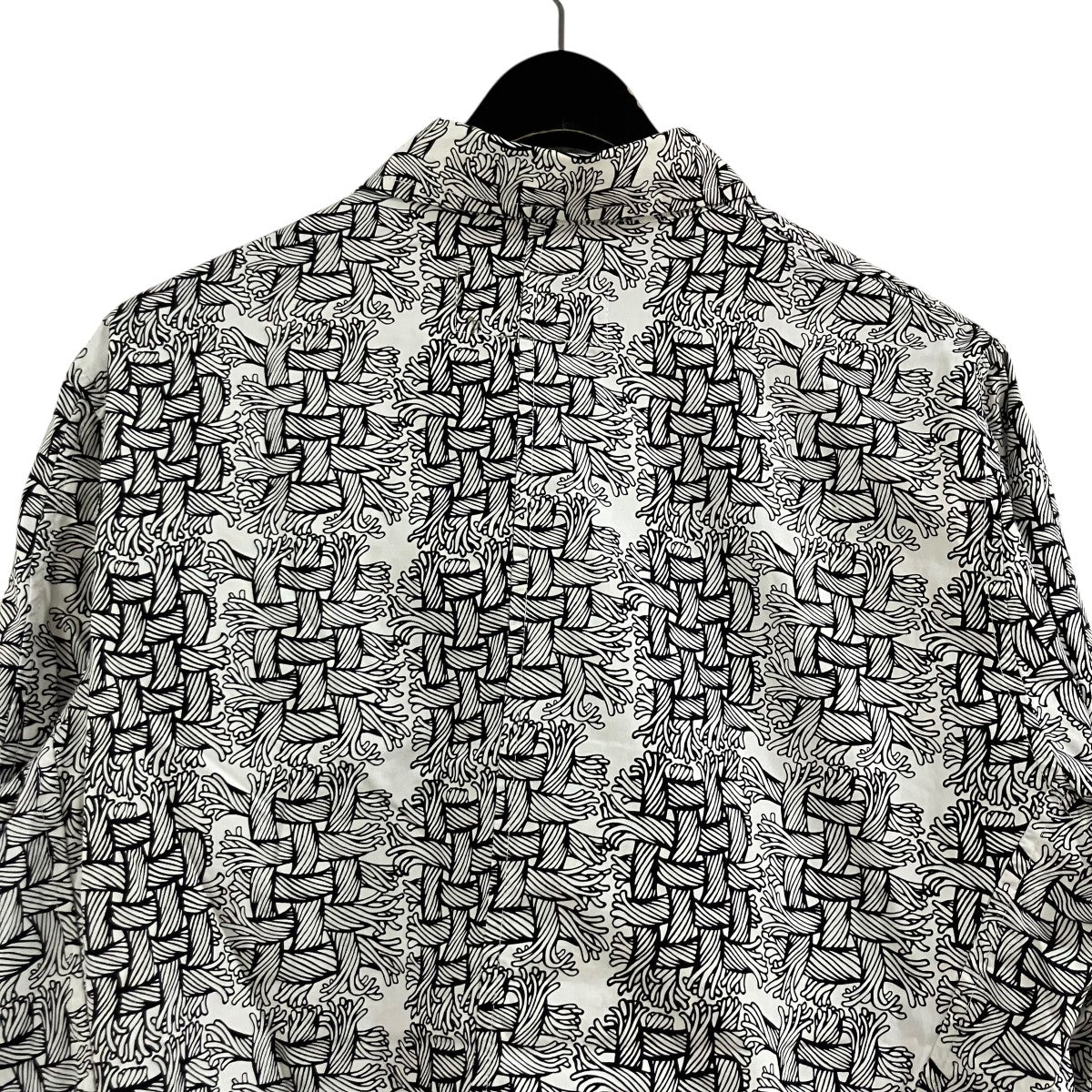 ロープ柄ロングシャツ