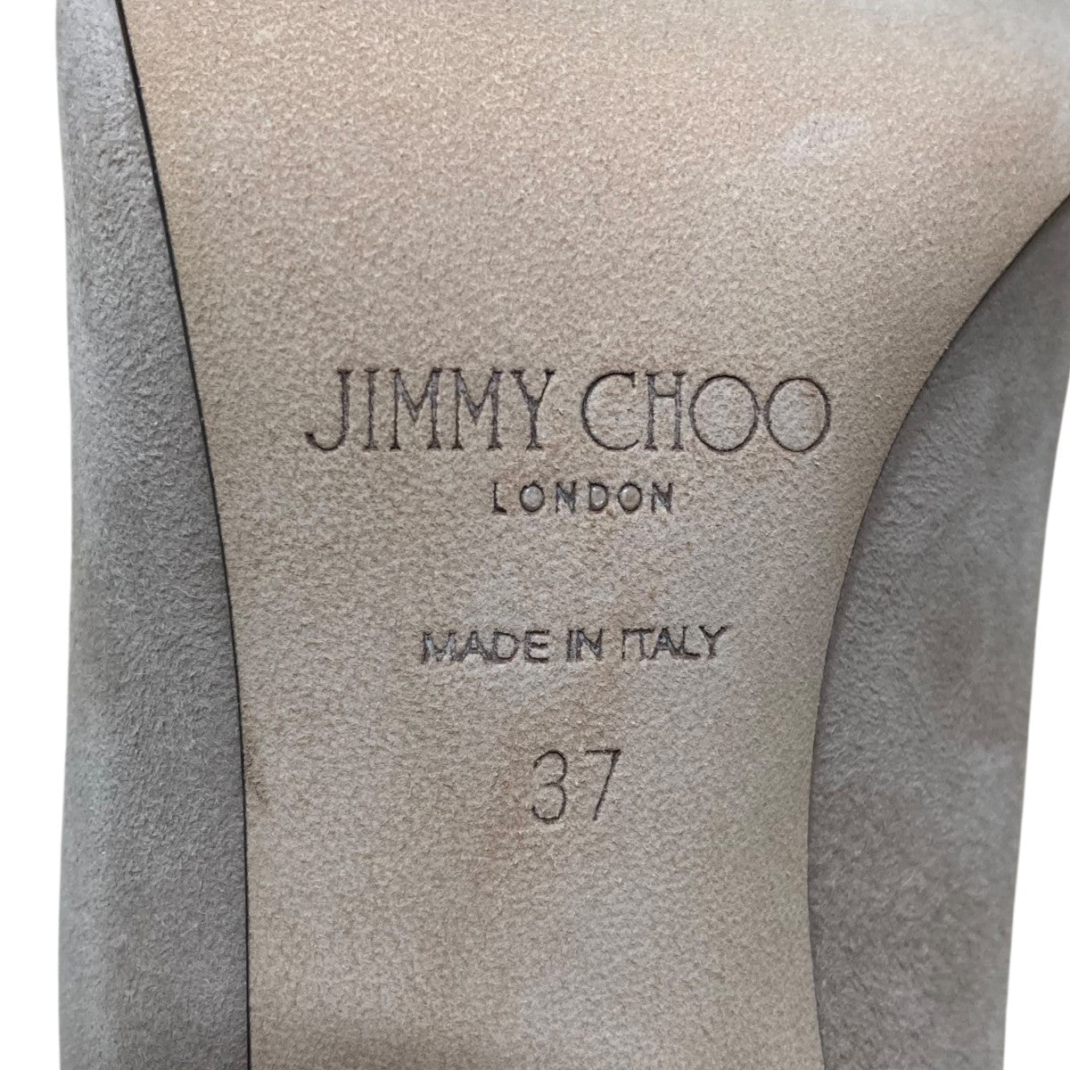 スウェードヒールパンプス