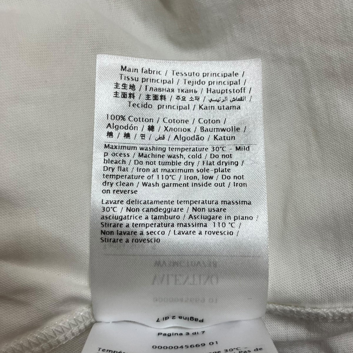 VALENTINO ロゴプリントTシャツ 古着・中古-9枚目のアイテム画像