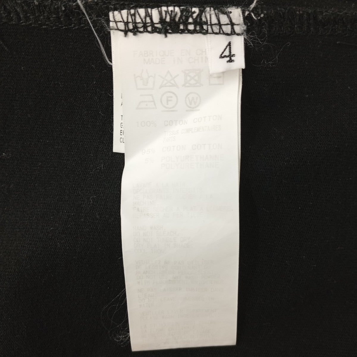 Yohji Yamamoto pour homme×New Era 半袖TシャツHK-T15-074 古着・中古-4枚目のアイテム画像