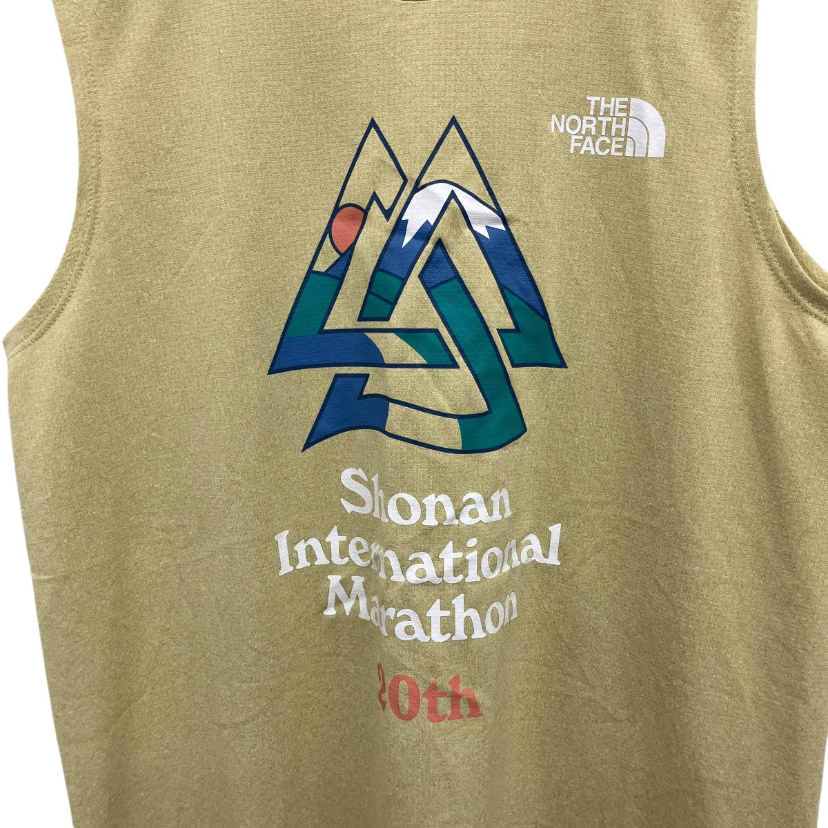 THE NORTH FACE 湘南国際マラソン2025 ノースリーブタンクトップNTW252SIM 古着・中古-5枚目のアイテム画像