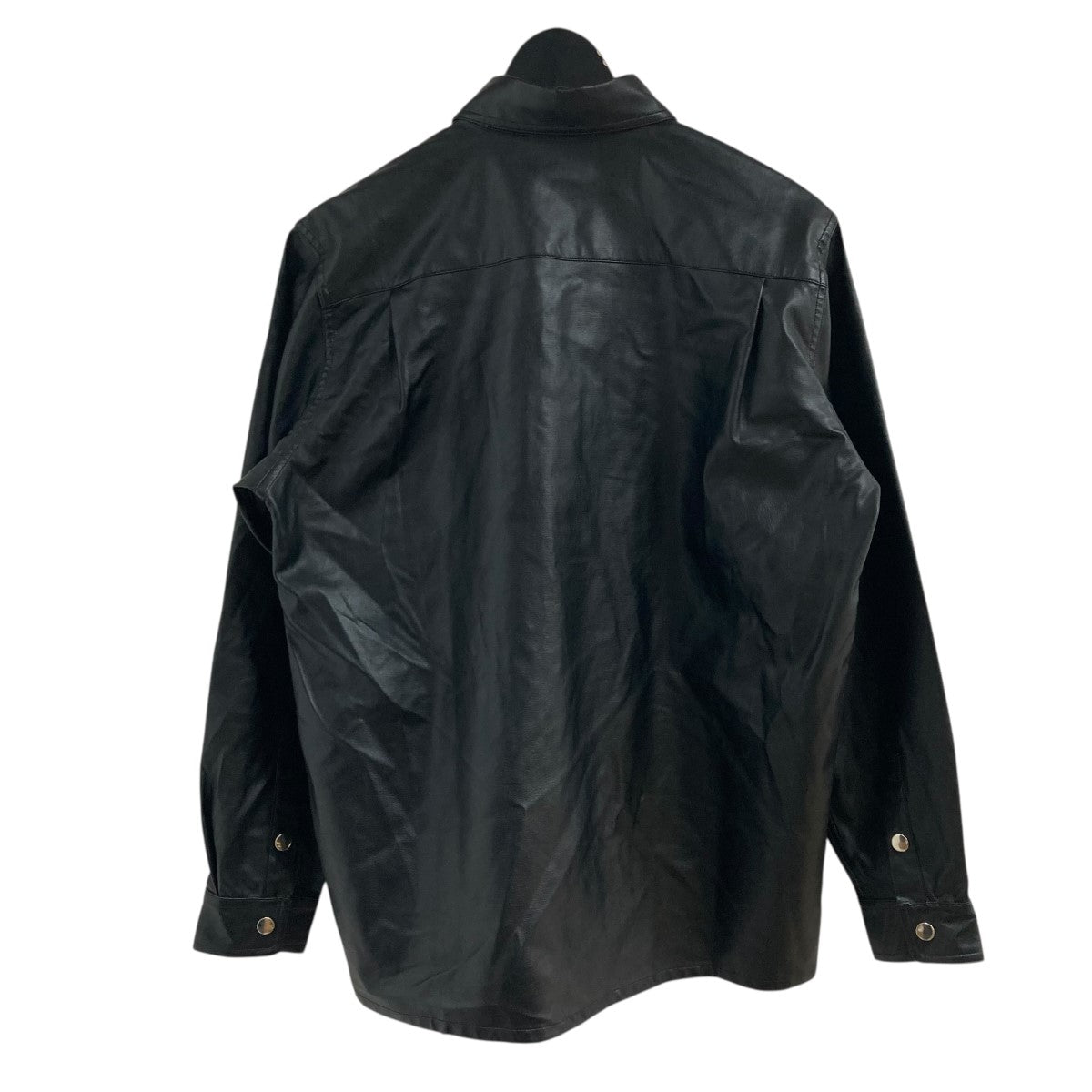 LAST NEST(ラストネスト) フェイクレザージャケット ブラック サイズ M