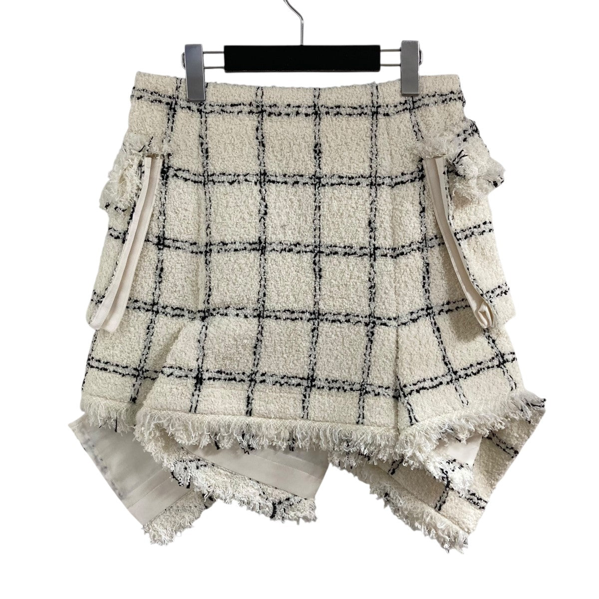 sacai ツイードスカート 古着・中古-3枚目のアイテム画像
