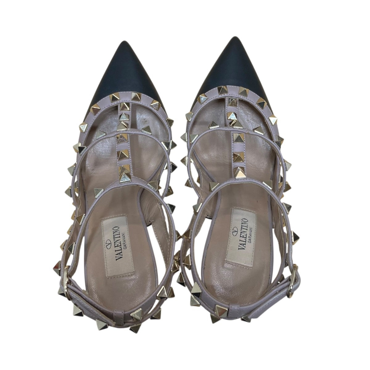 VALENTINO(ヴァレンチノ) スタッズパンプスNWS0393 NWS0393 グレージュ