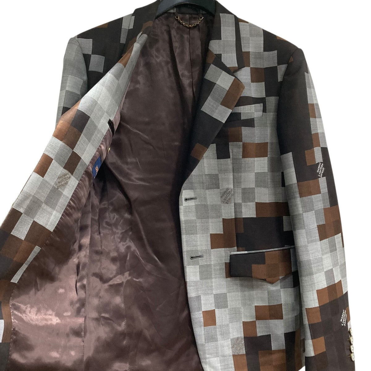 LOUIS VUITTON カモ柄テーラードジャケットHRJ61E 古着・中古-5枚目のアイテム画像