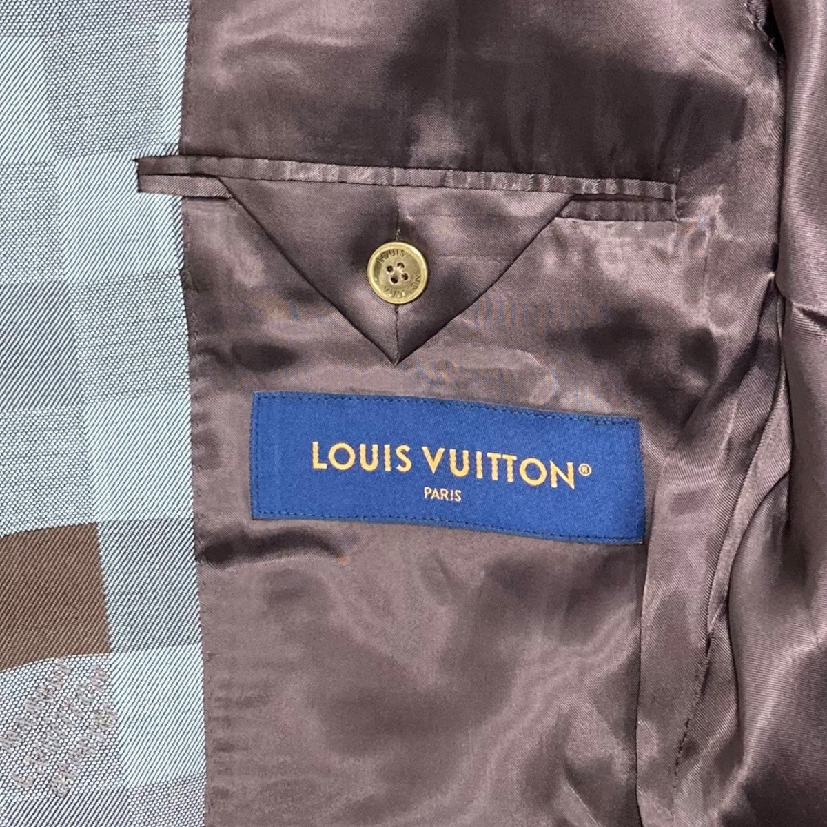 LOUIS VUITTON カモ柄テーラードジャケットHRJ61E 古着・中古-7枚目のアイテム画像