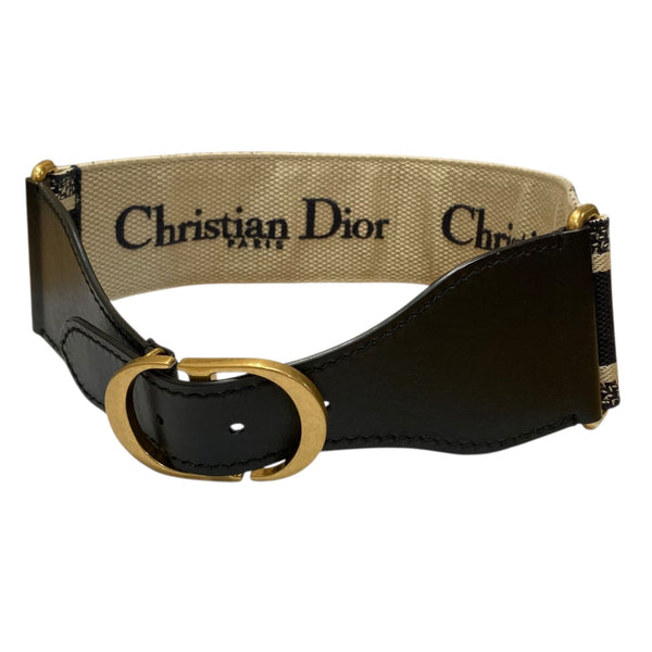 Christian Dior NVYキャンバスベルト50-MA-0231 50-MA-0231 ブラック