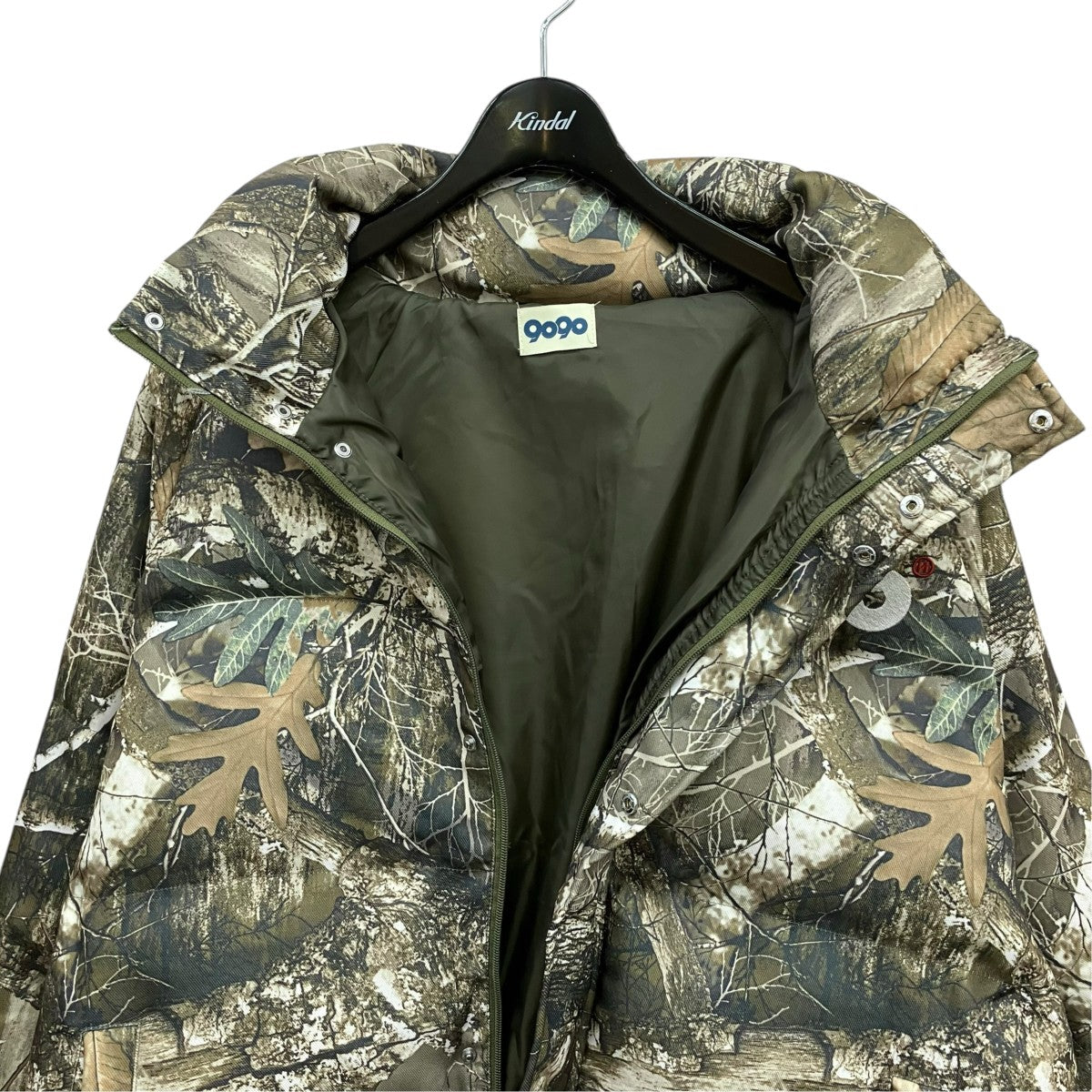 ツリーカモ柄中綿ジャケットNN1549 90 Logo Rich Puffer Jacket