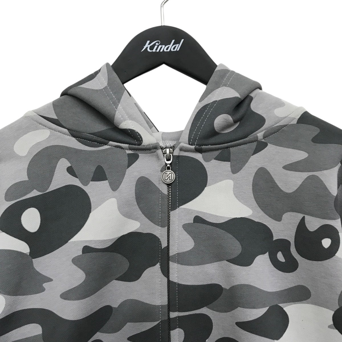 9090 カモ柄ジップアップスウェットNN1552 Original Camo Zip Hoodie 古着・中古-5枚目のアイテム画像