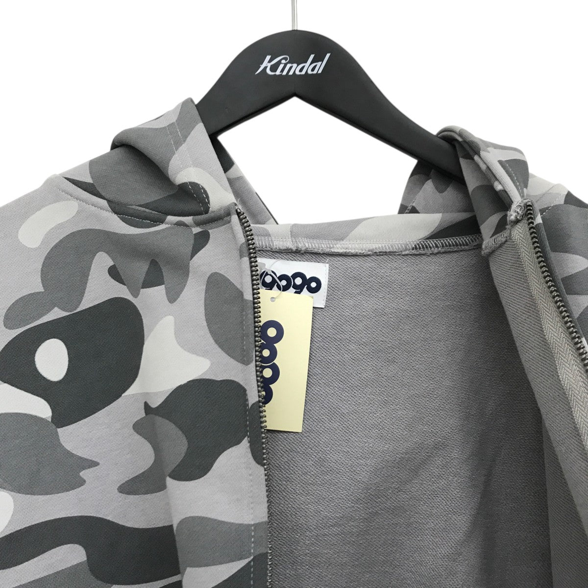 9090 カモ柄ジップアップスウェットNN1552 Original Camo Zip Hoodie 古着・中古-6枚目のアイテム画像