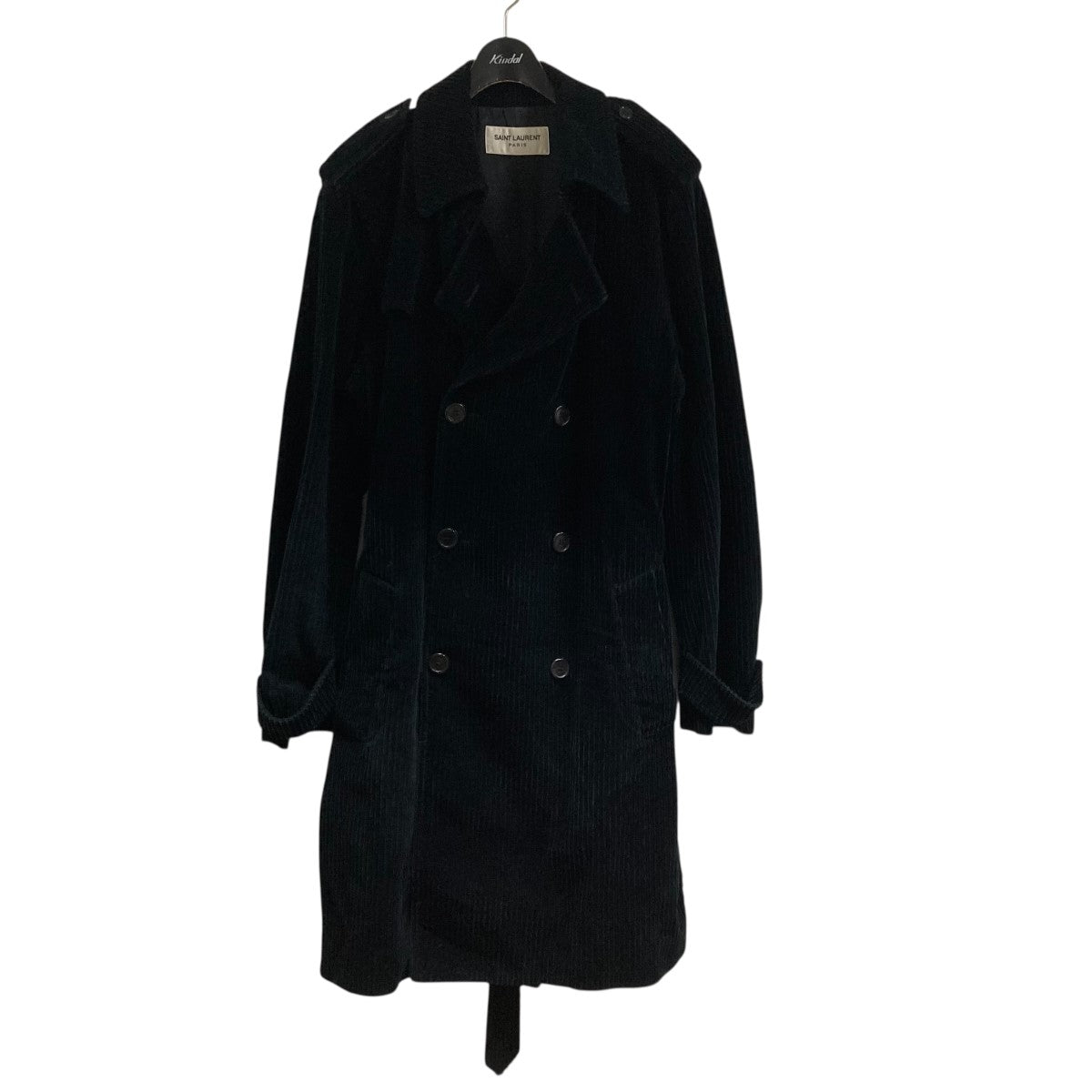 Saint Laurent Paris コーデュロイロングトレンチコート529581 Y004R 古着・中古-1枚目のアイテム画像