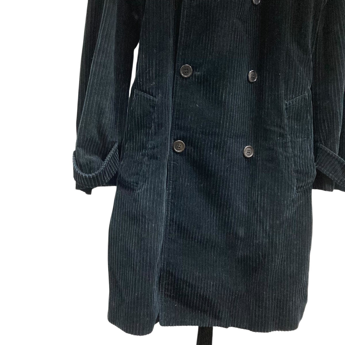Saint Laurent Paris コーデュロイロングトレンチコート529581 Y004R 古着・中古-4枚目のアイテム画像