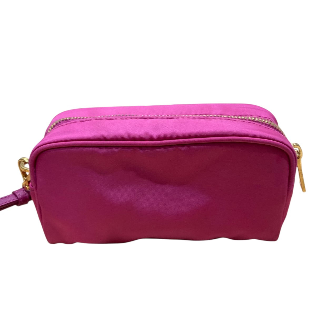 PRADA トライアングルプレートナイロンポーチ1N0175 CANAPA 古着・中古-4枚目のアイテム画像